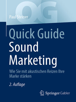 cover image of Quick Guide Sound Marketing